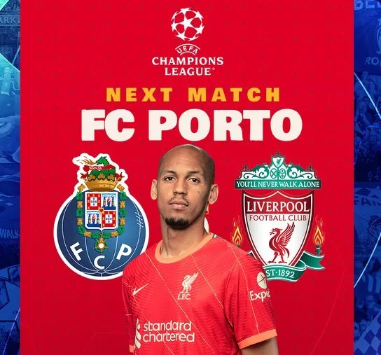 Prediksi FC Porto vs Liverpool: Sama-sama tak Terkalahkan di 5 Laga Terakhir, Siapa Tumbang Pertama?