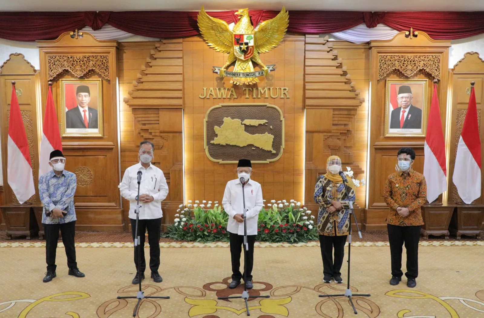 Wapres Ma'ruf Amien Pimpin Rakor Penanggulangan Kemiskinan Ekstrem di Jatim, Ini 5 Daerah yang jadi Prioritas