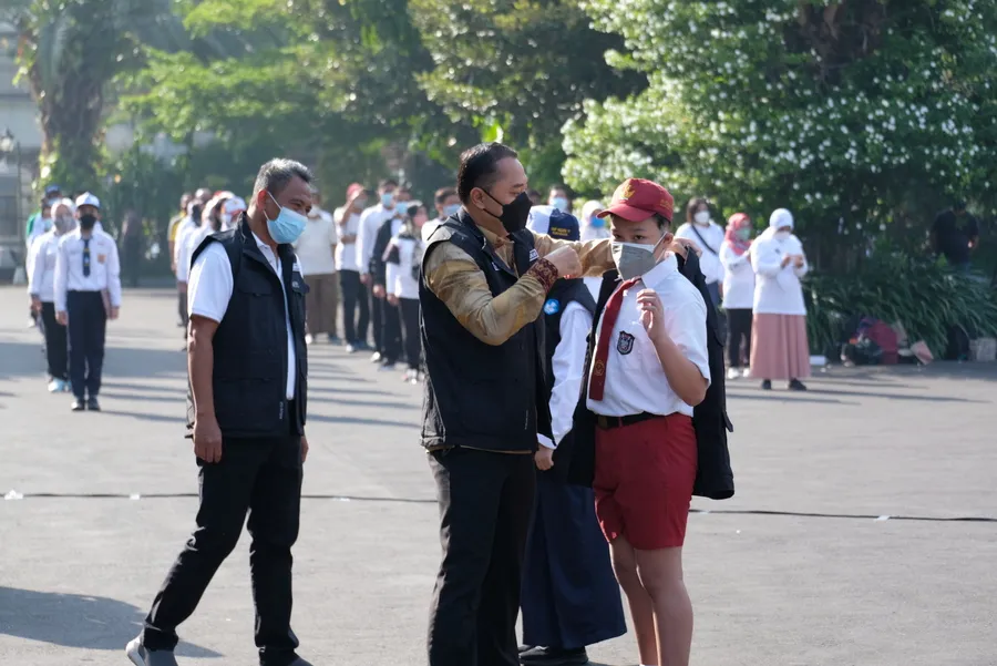 Tim Siswa Satgas Covid-19 Diisi Anak SD-SMP, Dispendik Surabaya: Sudah Mendapat Pelatihan dari para Pakar
