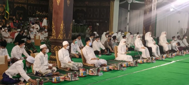Puncak Peringatan HUT Provinsi Jawa Timur ke-76, Salawat Bergema di Pendopo Kabupaten Jombang
