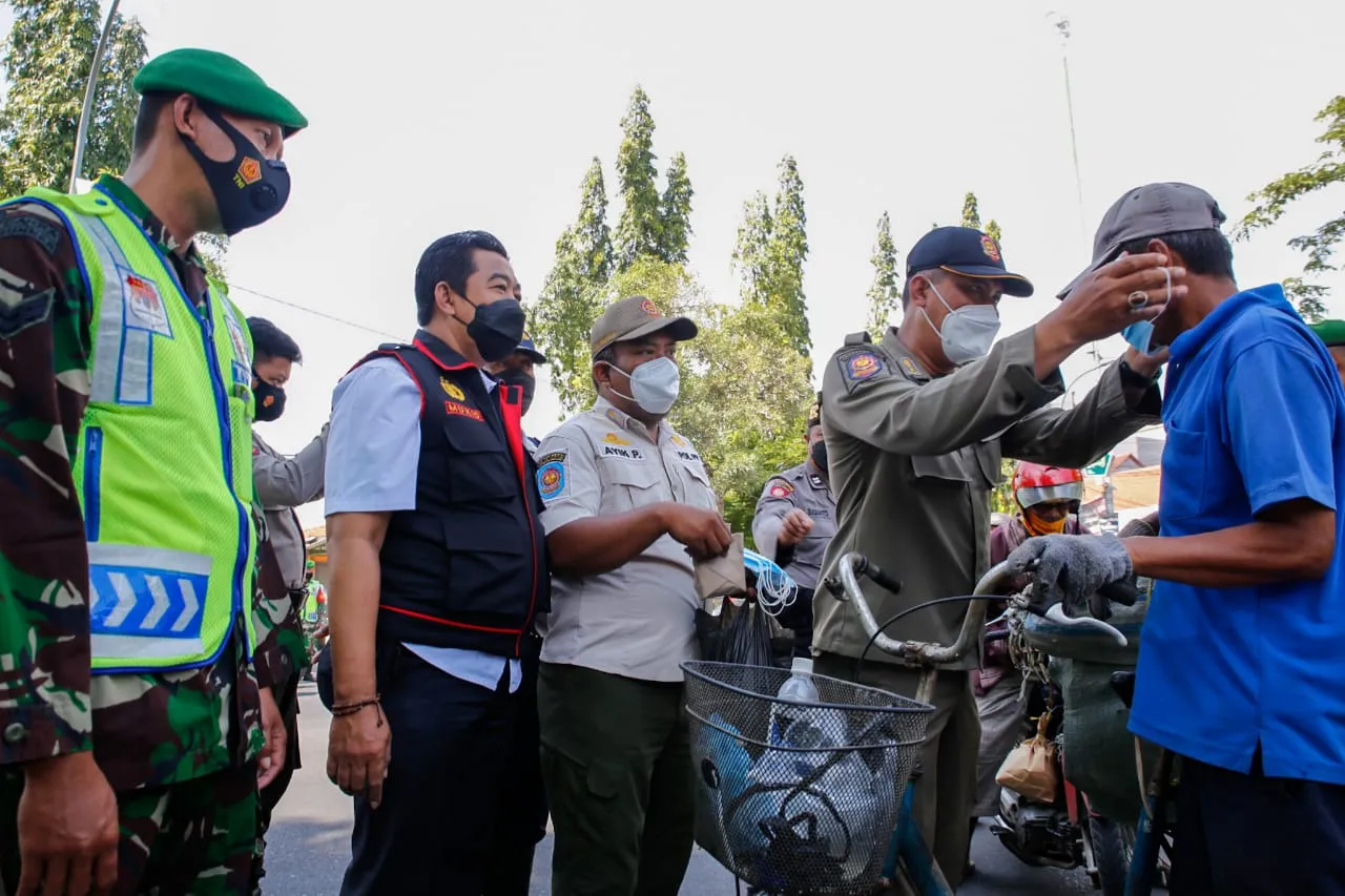 Walau Masuk PPKM Level 1, Patroli Prokes di Jombang terus Dilaksanakan