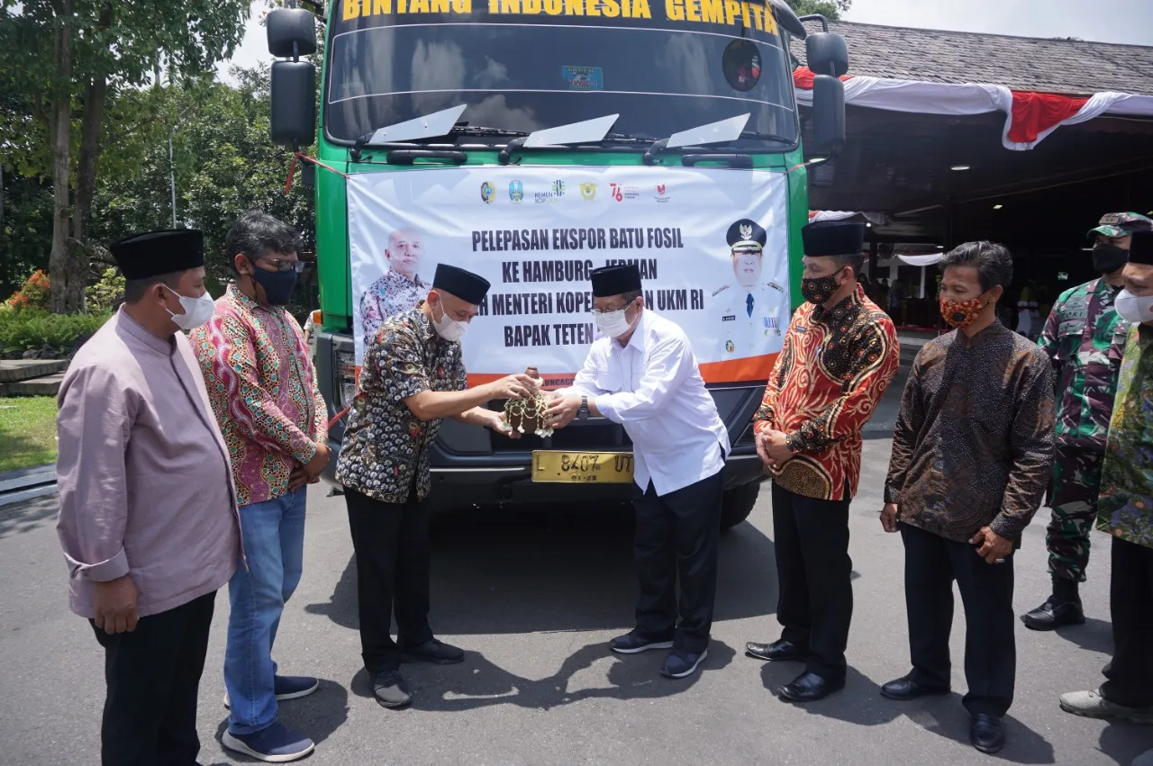 Teten Lepas Ekspor fosil kayu ke Jerman, Produsen Keluhkan Mahalnya Biaya Pengiriman