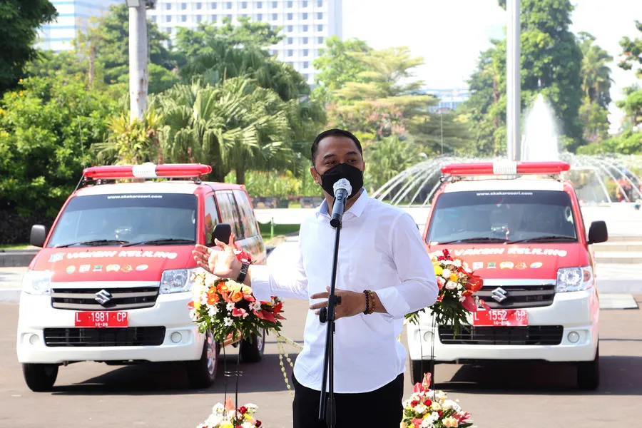 Dukung Percepatan Vaksinasi Covid-19 di Wilayah Aglomerasi, Pemkot Surabaya Kirim Mobil Vaksin Keliling