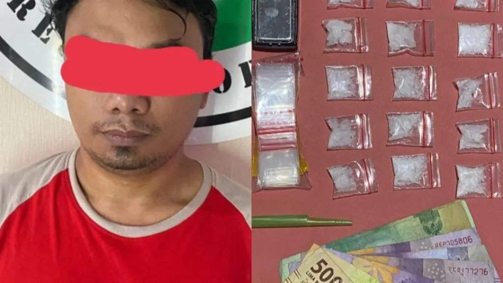 Pria yang Kos di Siwalankerto Surabaya Ini Simpan Puluhan Poket Sabu