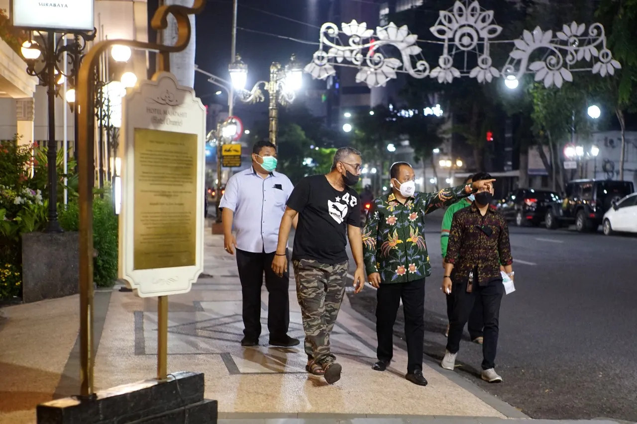 Wakil Walikota Armuji inginkan Jalan Tunjungan menjadi Ikon Pemulihan Ekonomi Kota Surabaya