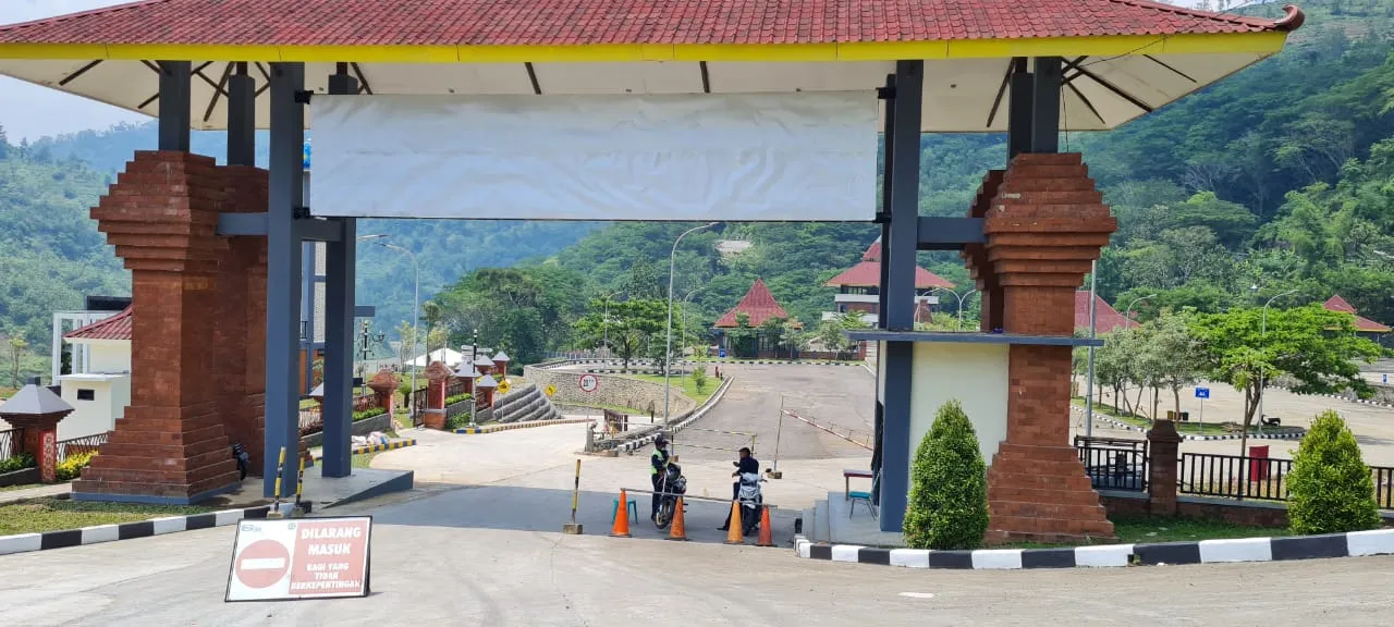 Bendungan Tugu Trenggalek yang akan Diresmikan Presiden Jokowi Hari Minggu Mendatang