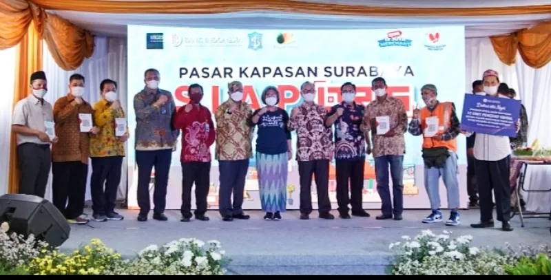Bank Indonesia: Pasar Kapasan Didapuk jadi Pilot Project Pasar SIAP QRIS
