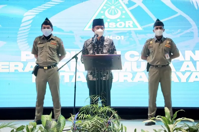 Pelantikan PC GP Ansor, Wagub Jatim Emil Dardak: Lawan Individualisme