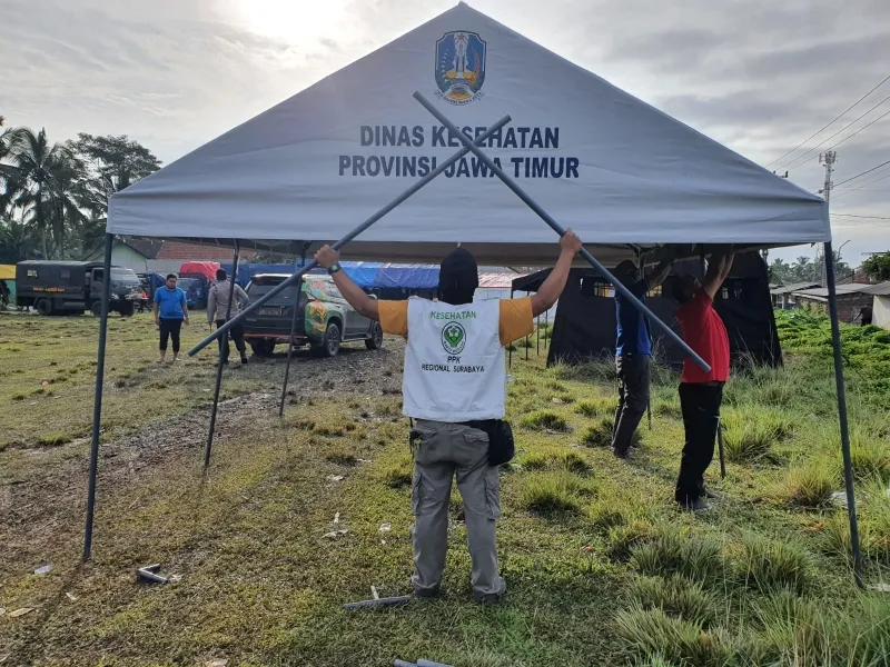 Dinkes Jatim Terjunkan Tim RHA ke Lokasi Erupsi Gunung Semeru