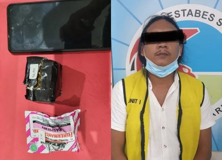 Pengedar Ganja di Sidoarjo Dibekuk Polisi
