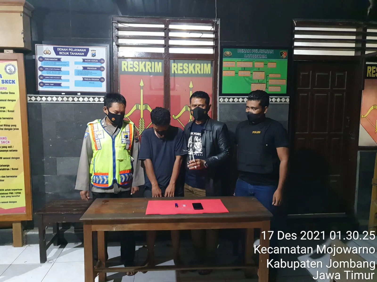 Satu Lagi Warga Desa Catakgayam Mojowarno Jombang Ditangkap Polisi karena Sabu