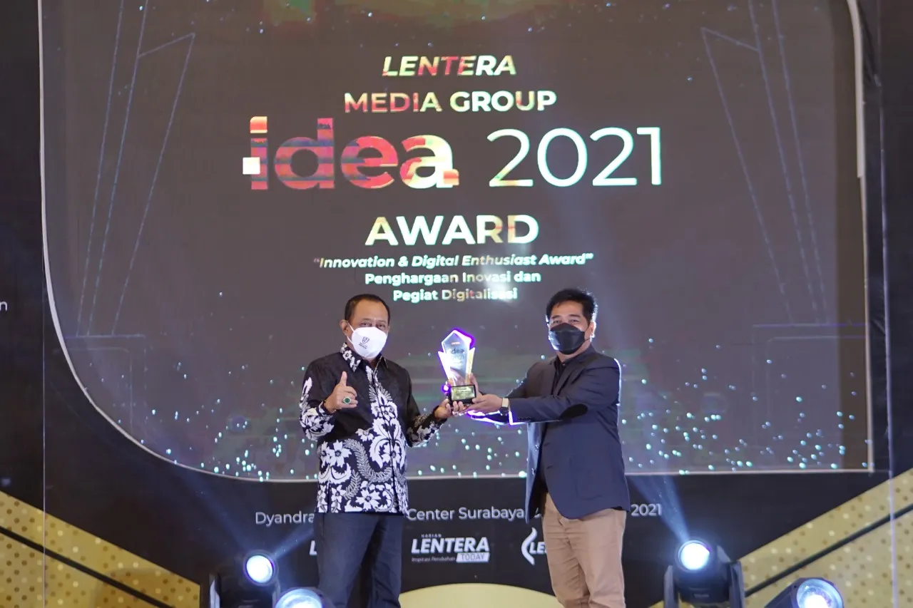 Terima Penghargaan IDEA 2021, Wakil Walikota Armuji sebut Peran Penting Medsos dan Transparansi