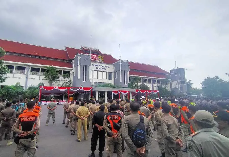 Pemkot Surabaya Beri Sanksi Tegas Oknum Satpol PP yang pakai Narkoba