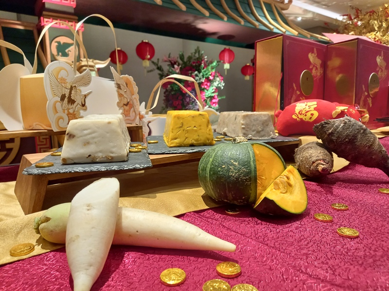 Kue Turnip, kue pumpkin, dan kue taro. | byta/bacasaja.id