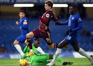 Suasana pertandingan antara Chelsea vs Leeds United di Stamford Bridge, pada pertemuan pertama Liga Premier musim ini. (Twitter @premierleague)