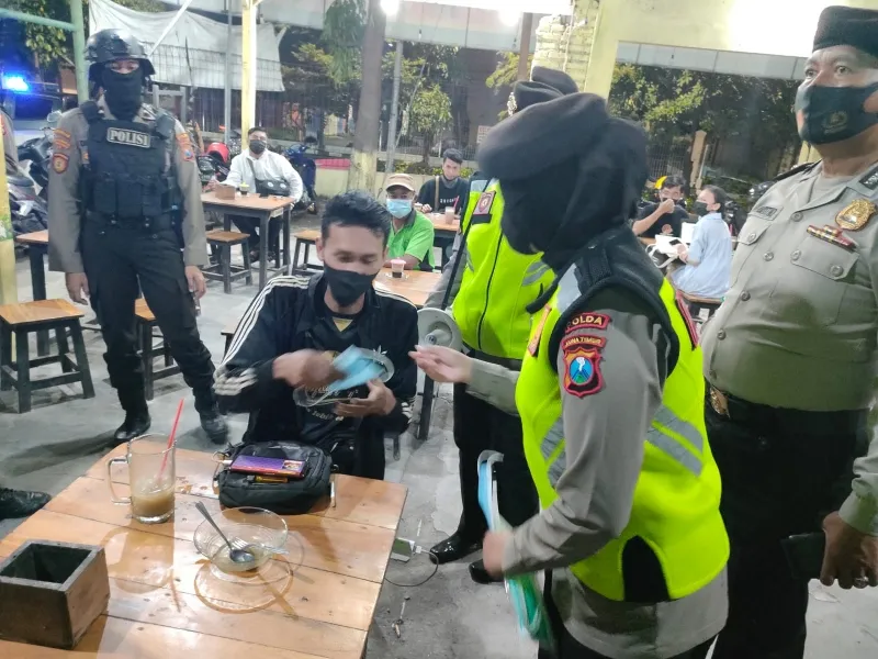 Antisipasi Varian Omicron, Polda Jatim Gelar Patroli KRYD