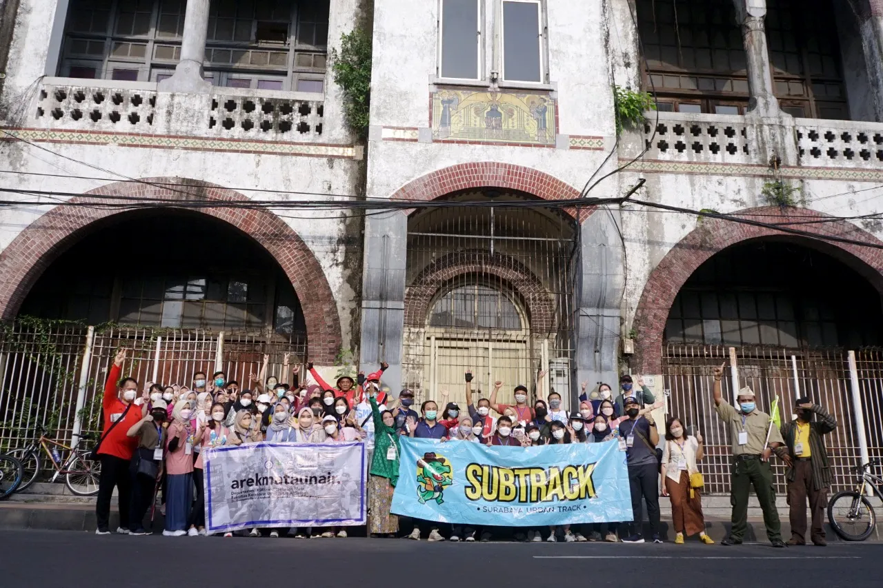 Gowes dan Berangkatkan Surabaya Old City Heritage Walk, Wawali Armuji Gagas Revitalisasi Kota Tua