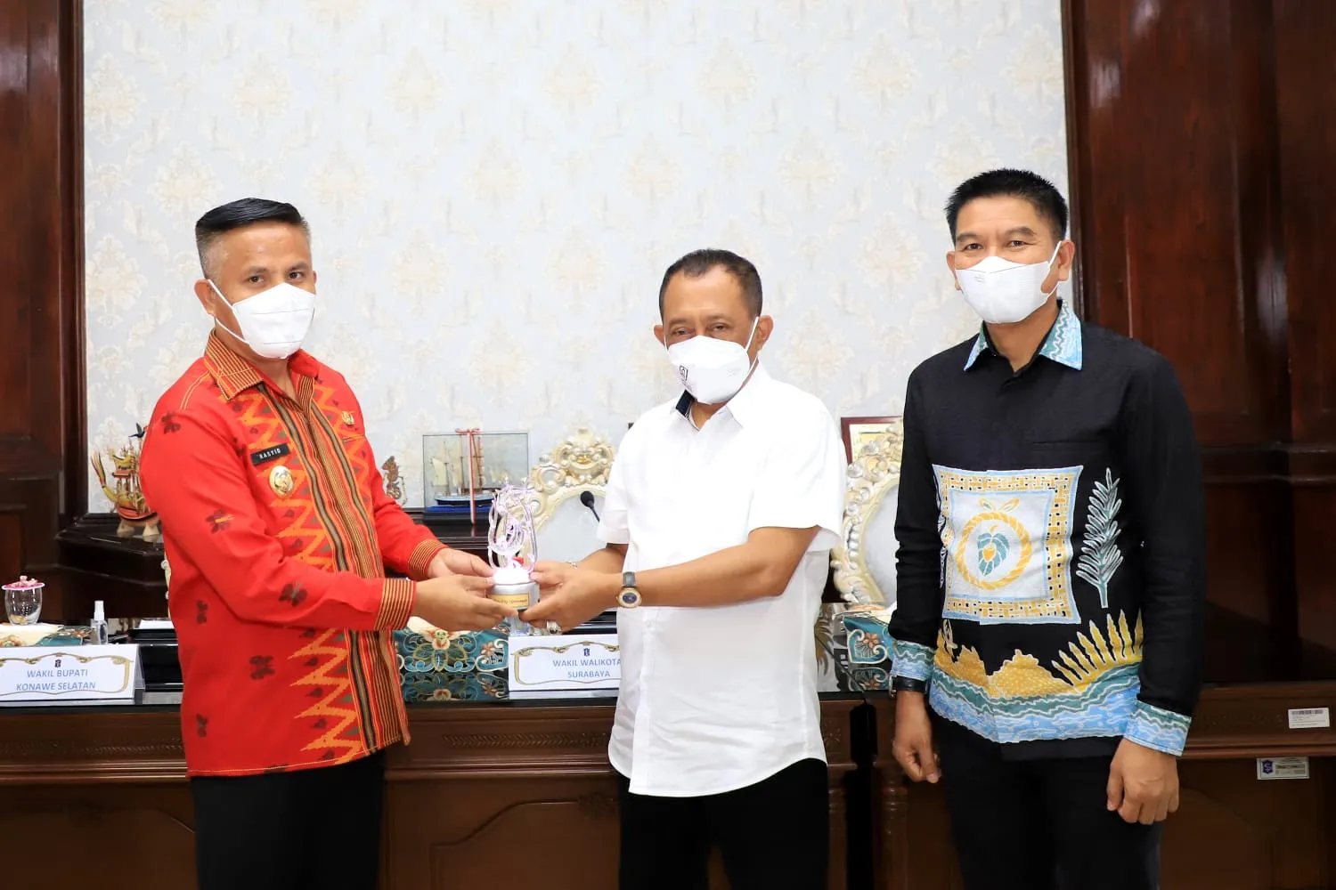 9 Kali Beruntun Opini WTP, Pemkab Konawe Selatan Puji Pemkot Surabaya, Wawali Armuji: Berkat Kolaborasi