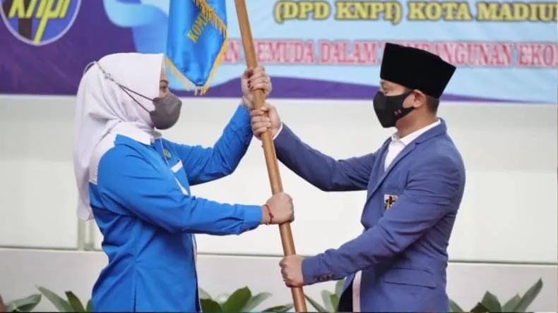 Wakil Wali Kota Madiun Inda Raya Resmi jadi Ketua KNPI Kota Madiun