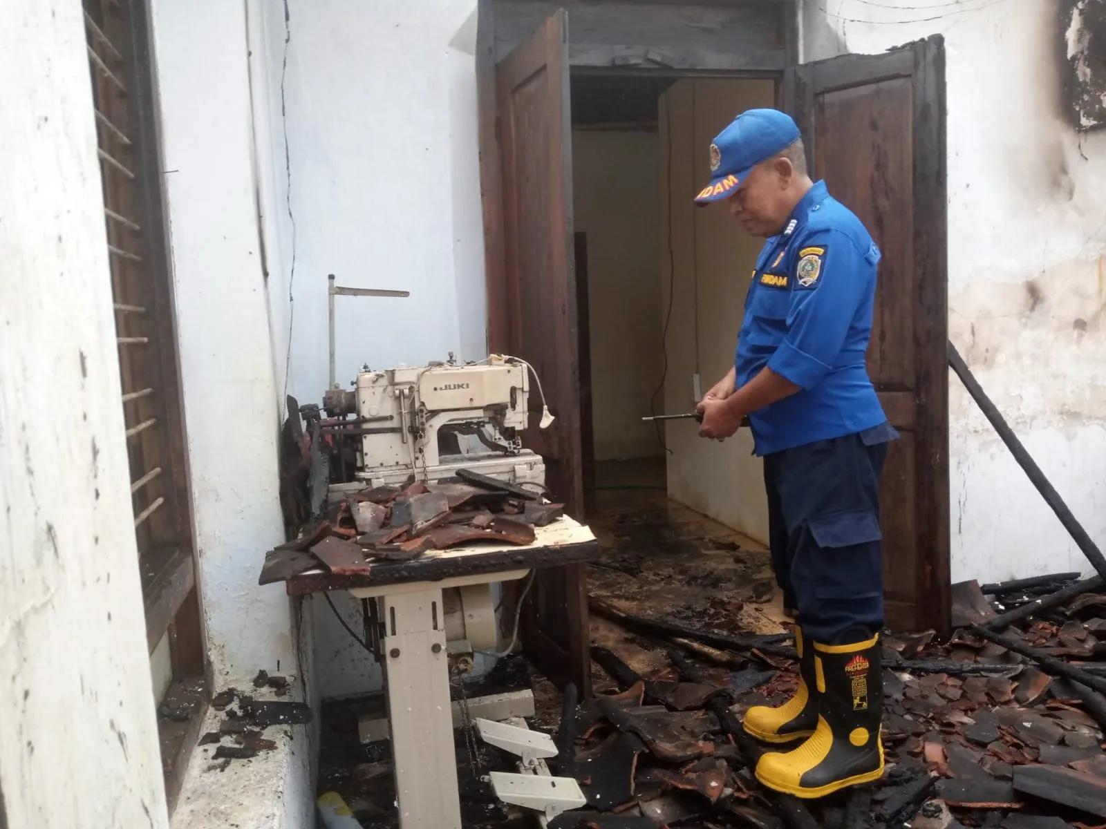 Maisaroh Shock, Rumah Limasnya Hangus Terbakar