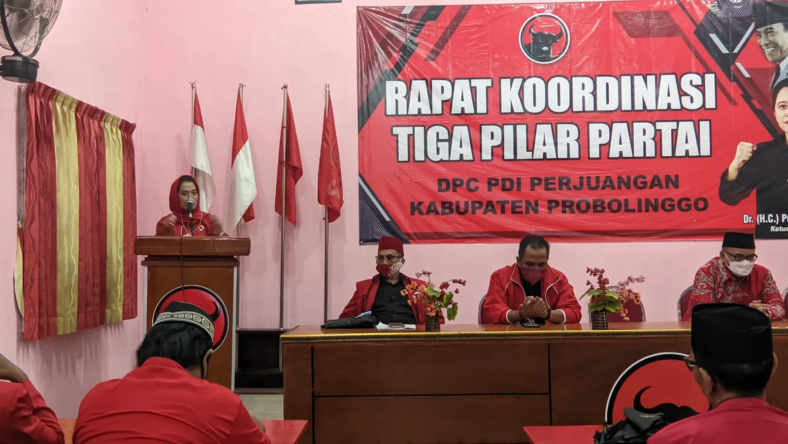 Datangi Probolinggo, Sri Untari Minta Unsur Partai Kerja Maksimal
