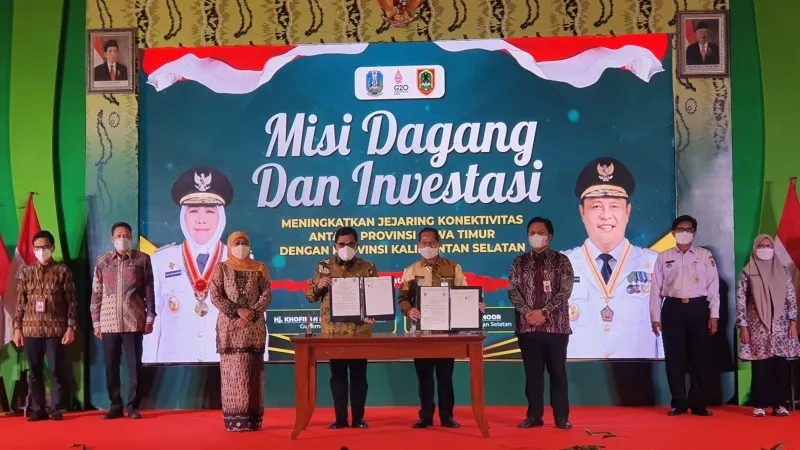 Misi Dagang dan Investasi Jatim - Kalsel Catatkan Transaksi Lebih dari Rp 147 Miliar