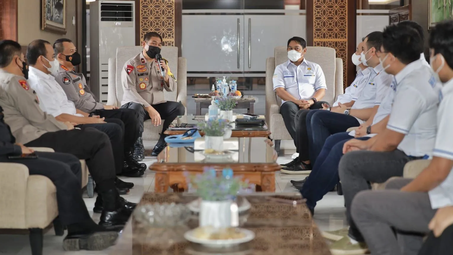 Mendorong Pemulihan Ekonomi, Hipmi Jatim Audiensi Dengan Polda Jatim