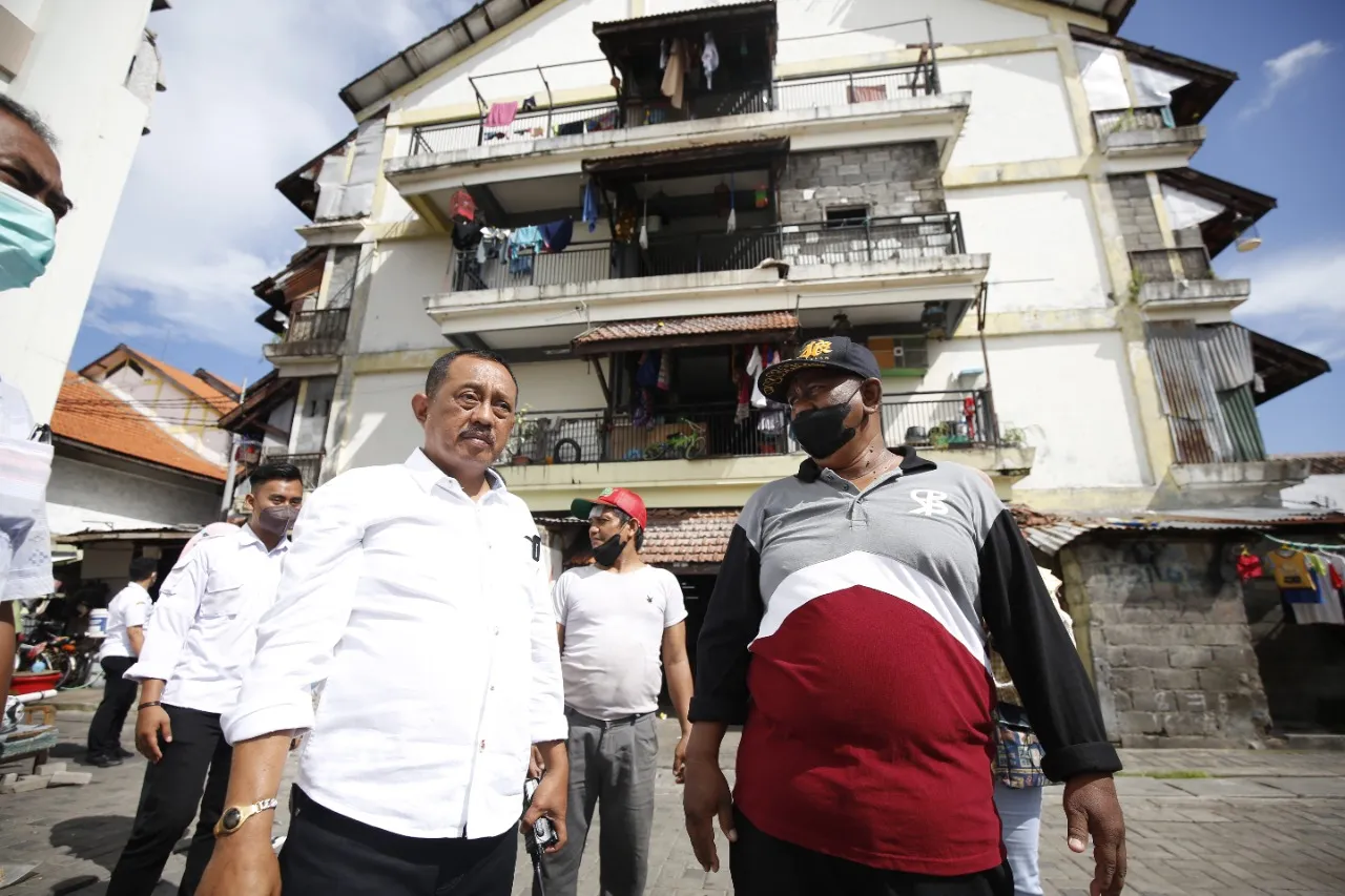 Wakil Walikota Armuji Kunjungi Rusun Sumbo, Pemkot Akan Rehab Bangunan Yang Tidak Layak