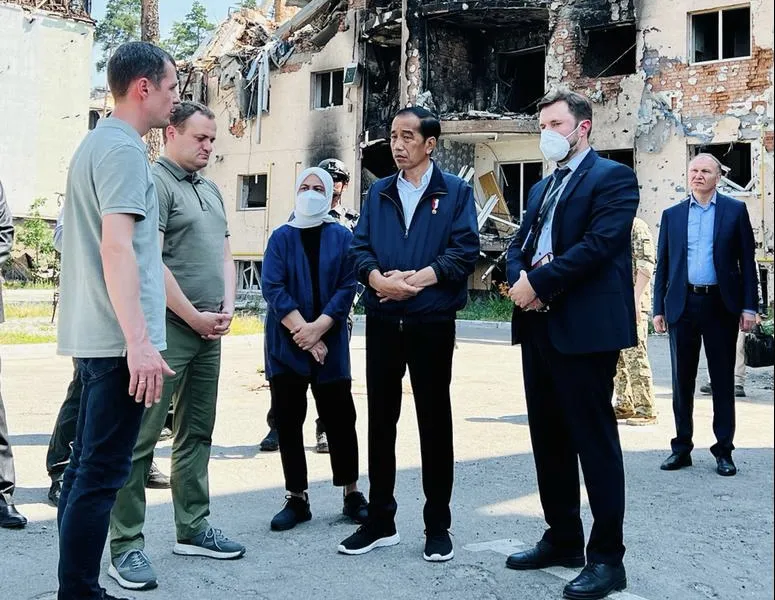 Presiden Jokowi: Jangan Ada Lagi Kota Di Ukraina Yang Rusak Akibat Perang