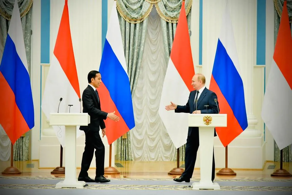 Presiden Jokowi: Indonesia Siap Menjembatani Komunikasi Rusia-Ukraina, Termasuk Minta Jaminan Keamanan Rusia Bagi Jalur Ekspor Pangan Ukraina
