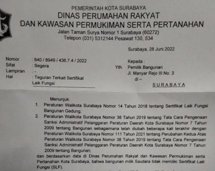 Merasa Diteror Dan Diintimidasi Terkait SLF, David : Apakah Semua Gedung Aset Pemkot Sudah Ber-SLF?