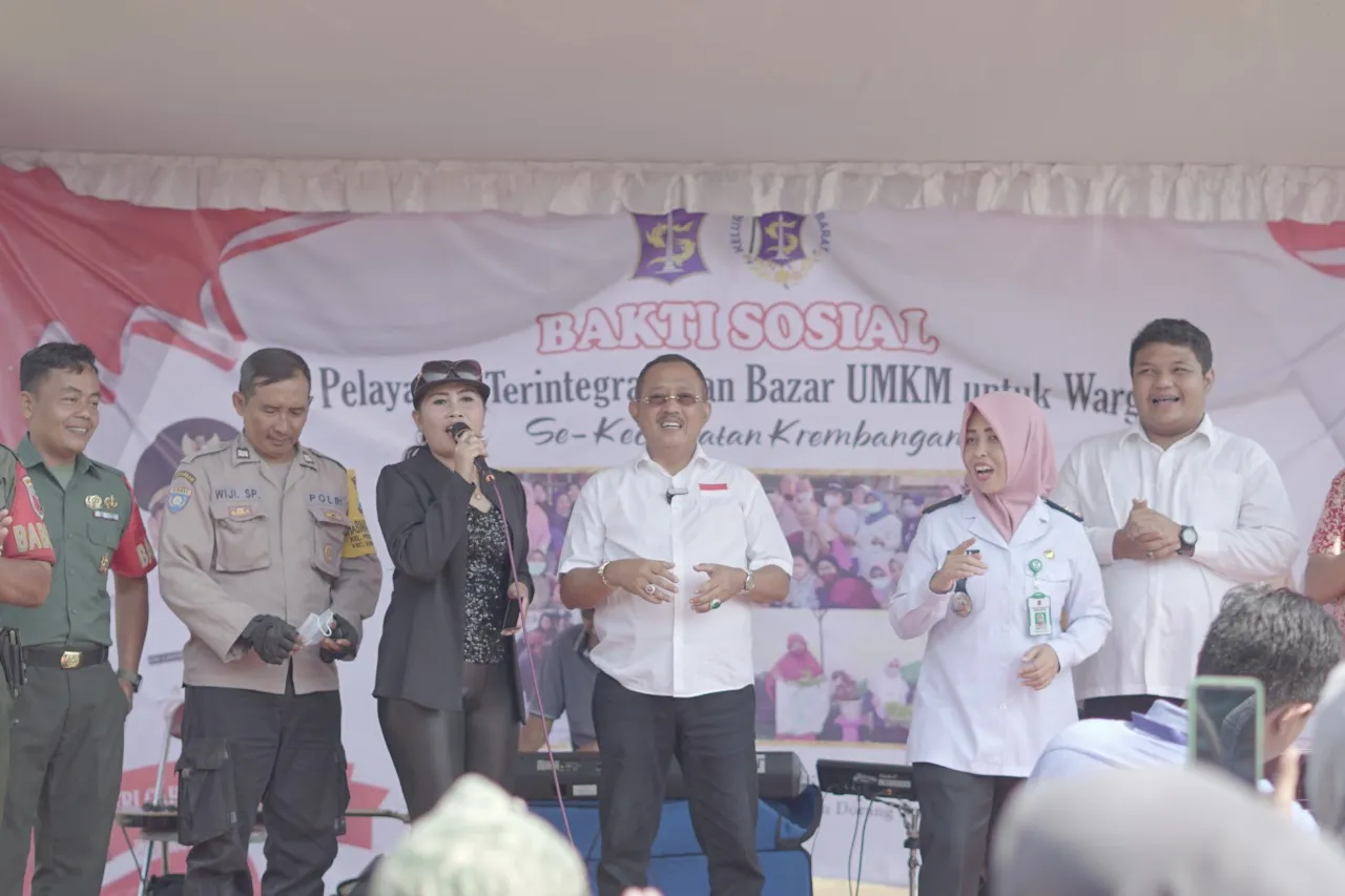 Hadiri Bakti Sosial Terintegrasi Kecamatan Krembangan, Wakil Walikota Armuji : Lebih Dekat Dengan Warga