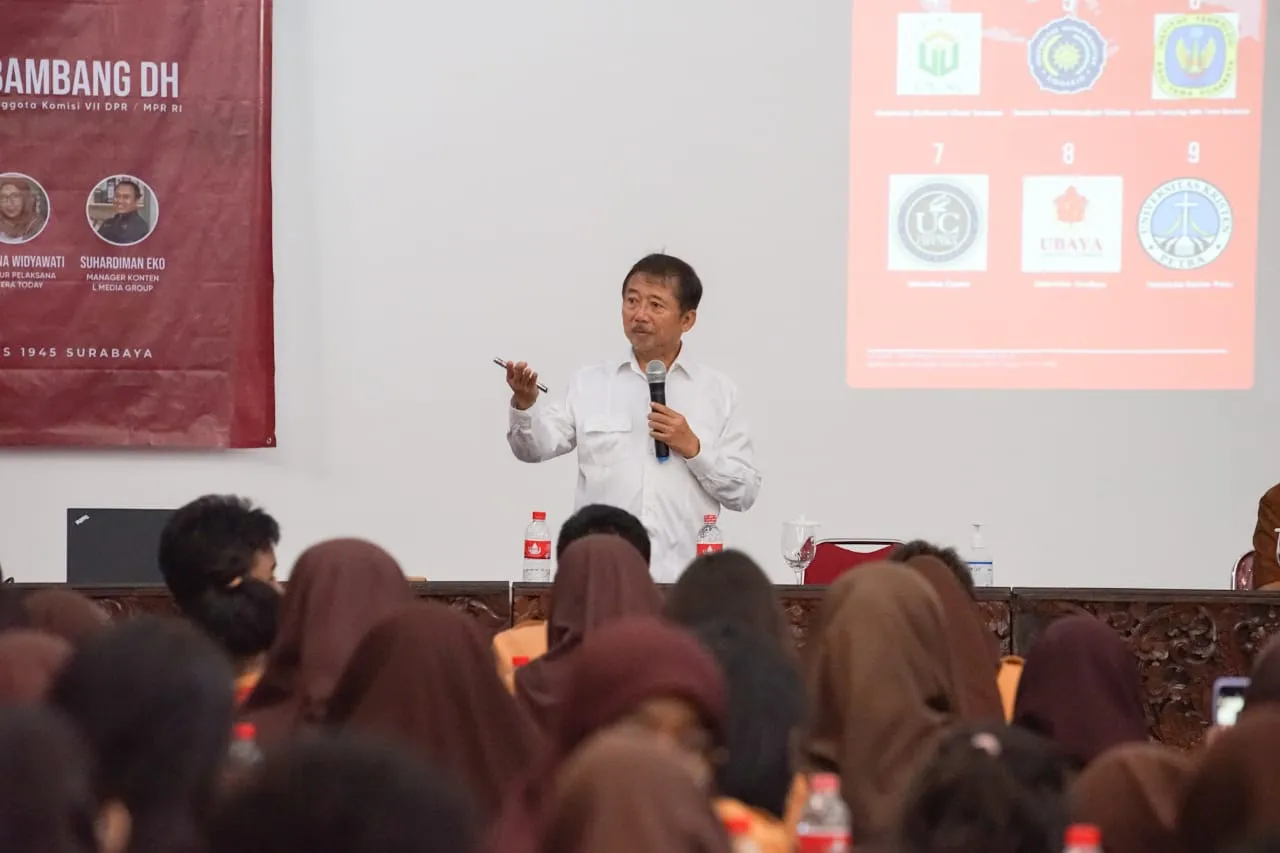 Gelar Sosialisasi 4 Pilar, Bambang DH Bangkitkan Semangat Para Pelajar