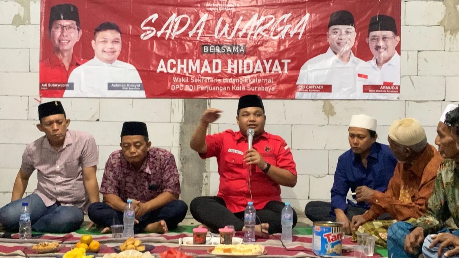 Tahun 2023 BPJS Ketenagakerjaan Bagi RT/RW Dan LPMK, Wakil Sekretaris DPC PDIP Achmad Hidayat : Eri Cahyadi - Armuji Tingkatkan Produktivitas Pelayana
