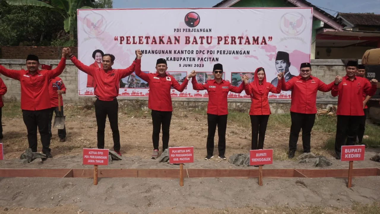 PDI Perjuangan Bangun Kantor Partai Berkonsep Rumah Rakyat Di Pacitan