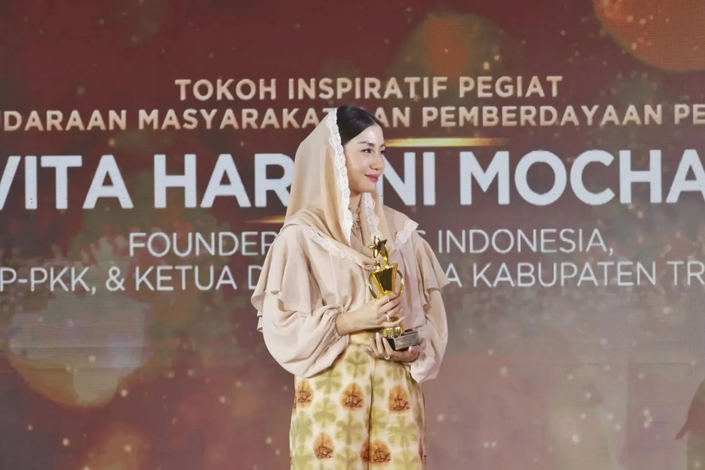 Kontribusi Terhadap Perempuan Indonesia, Novita Hardini Raih Penghargaan Dari Liputan 6