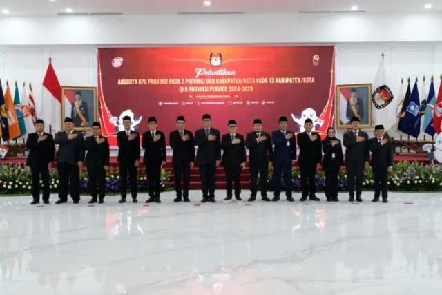 Resmi Dilantik, KPU Jatim Siap Lanjutkan Tahapan Pemilu 2024