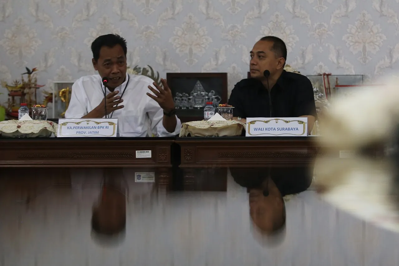Wali Kota Surabaya Eri Cahyadi Didatangi BPK Jatim, Ada Apa?