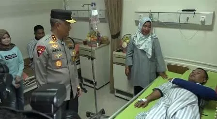 Alhamdulillah, 10 Polisi yang Kena Ledakan di Mako Brimob Polda Jatim Membaik