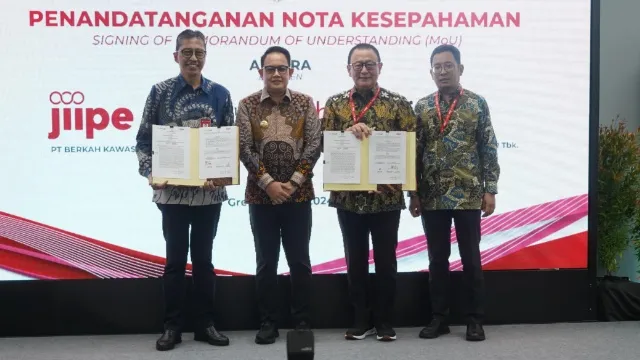 Perkuat Ekspansi Bisnis, Bank Jatim Gandeng Pengelola JIIPE