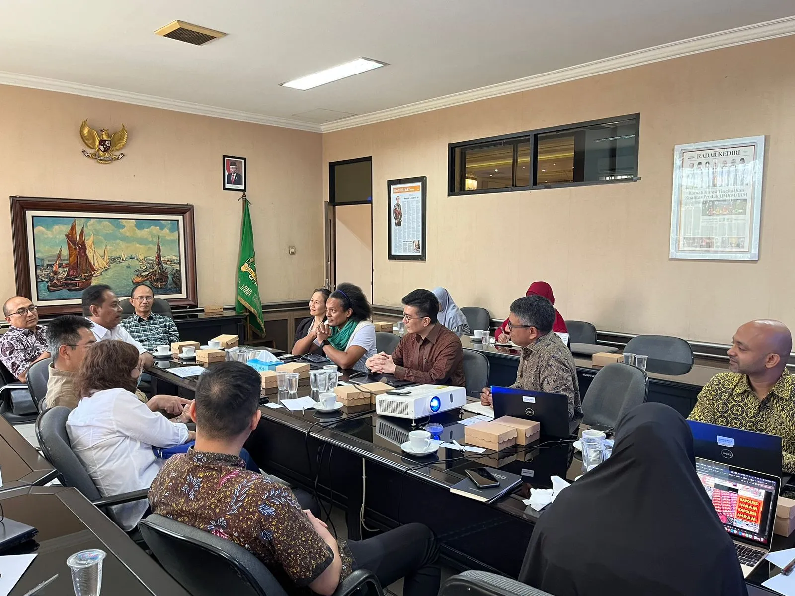 Bertemu Pengusaha Jatim, Perwakilan The World Bank Lakukan Validasi Data Ekonomi Indonesia