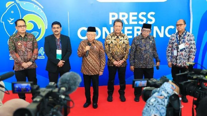Pj Gubernur Adhy Dampingi Wapres RI Membuka Asian Pacific Aquaculture 24