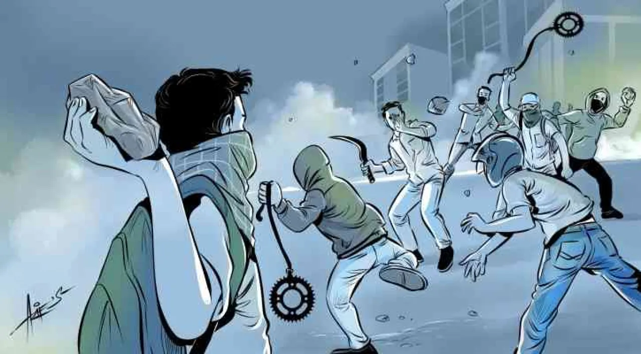 Puluhan Remaja Hendak Tawuran di Kya-kya Dibubarkan Aparat Satpol PP