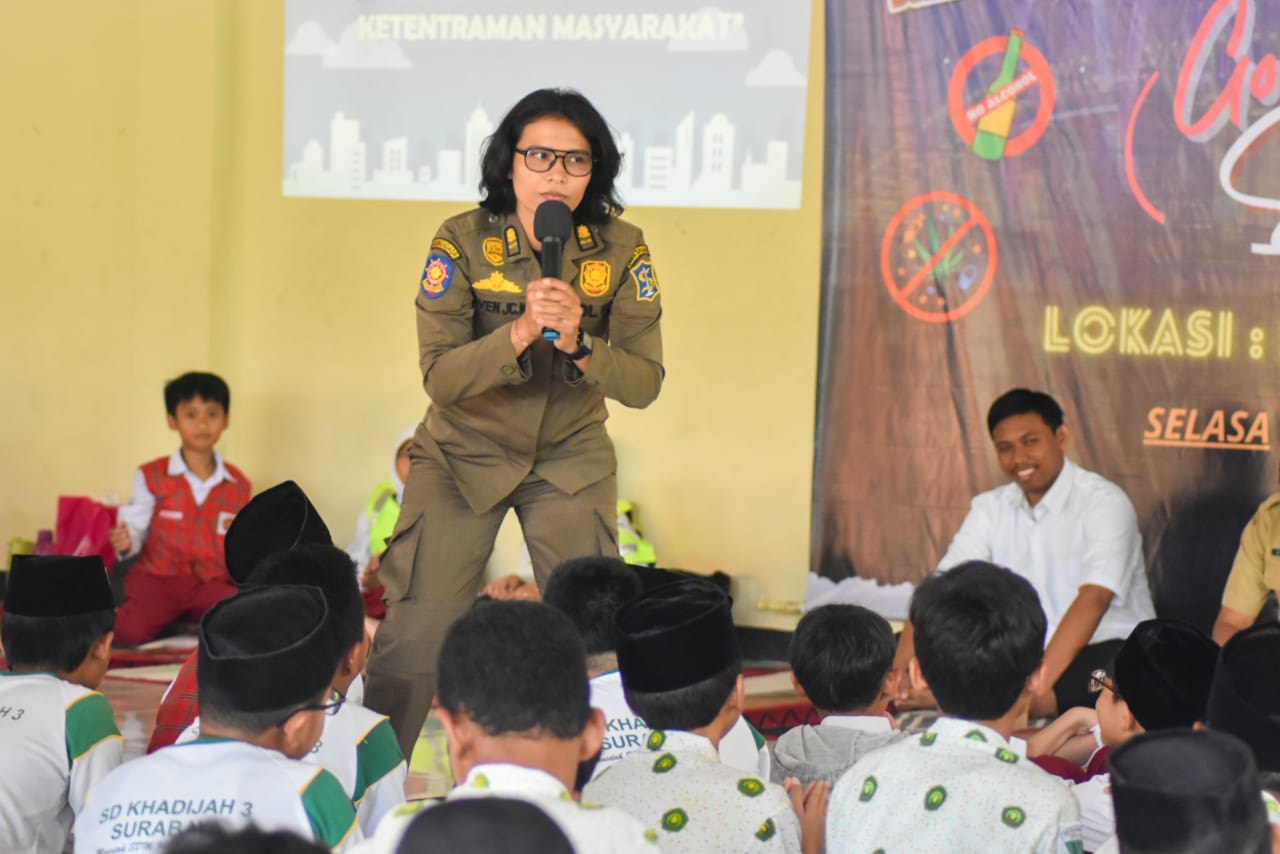 Satpol PP Goes To School di lingkungan pendidikan