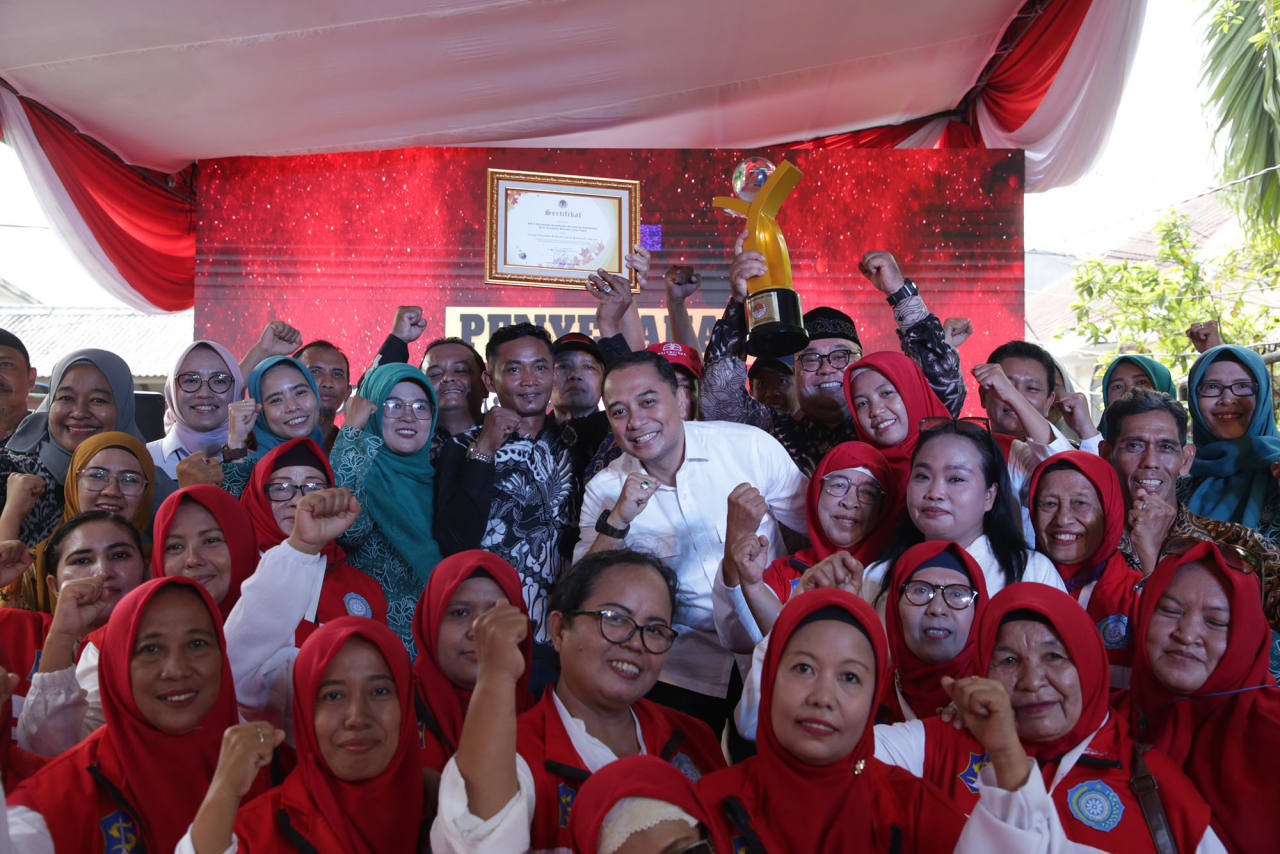 Sebanyak 23 kampung di Kota Surabaya, meraih penghargaan Program Kampung Iklim (ProKlim) Tahun 2024