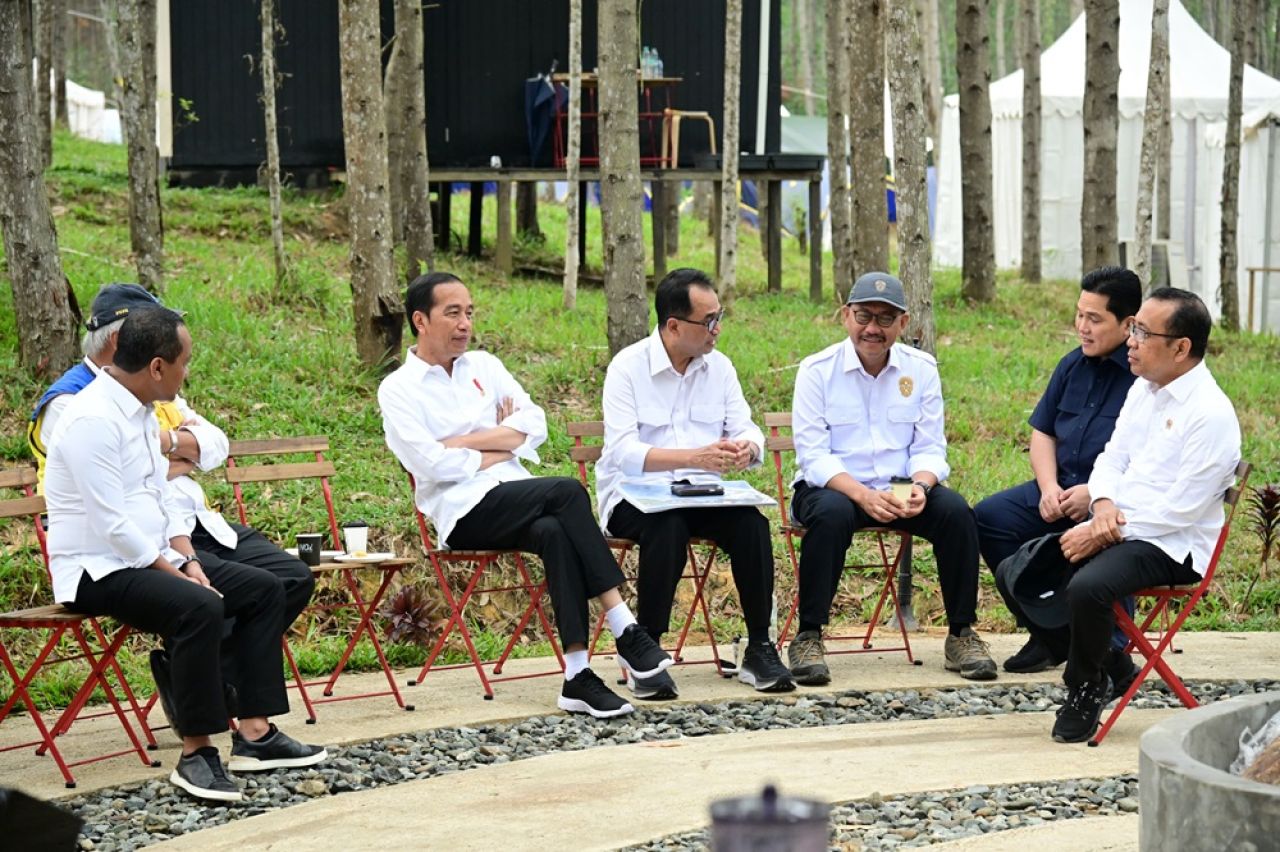 Presiden Jokowi di IKN (Foto: Setkab)