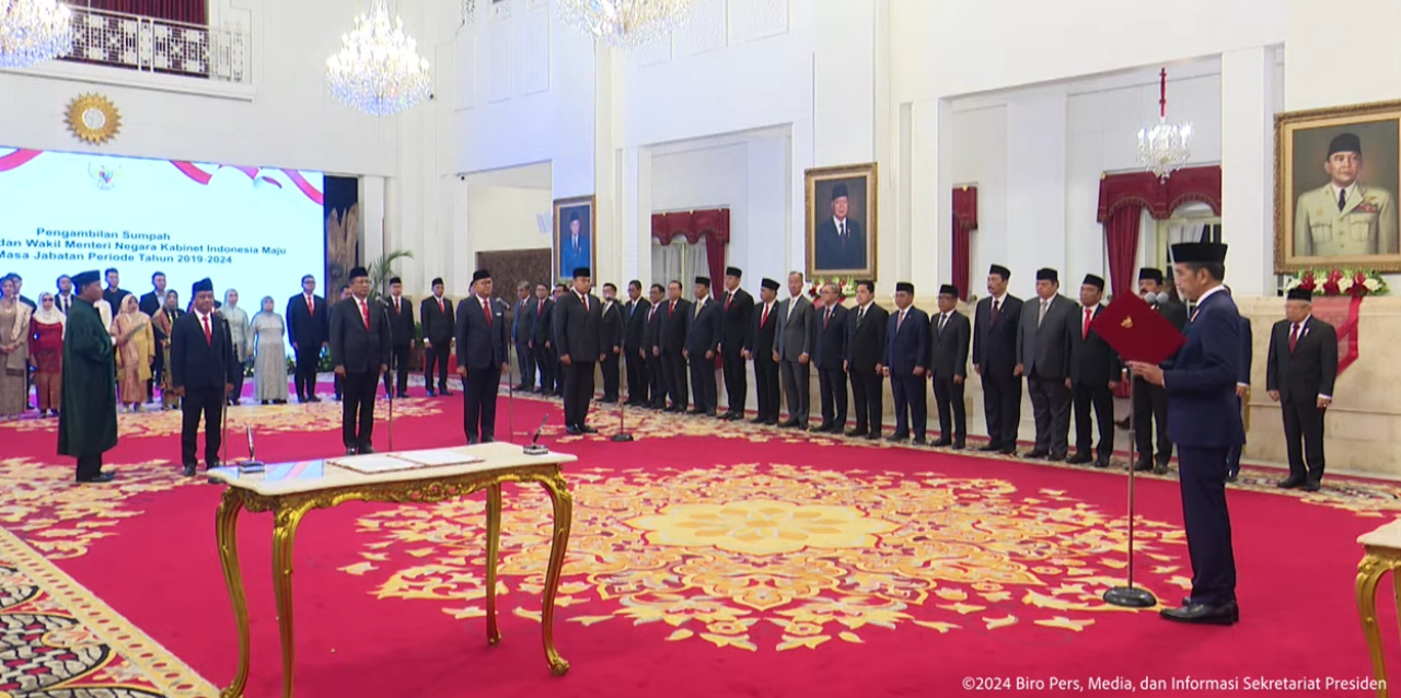 Pelantikan Balil Lahaida sebagai Menteri ESDM
