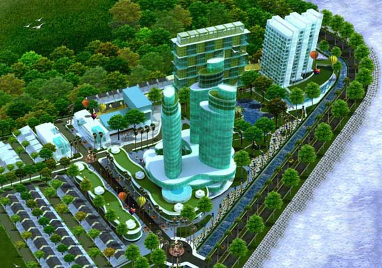 Ilustrasi proyek Surabaya Waterfrond land