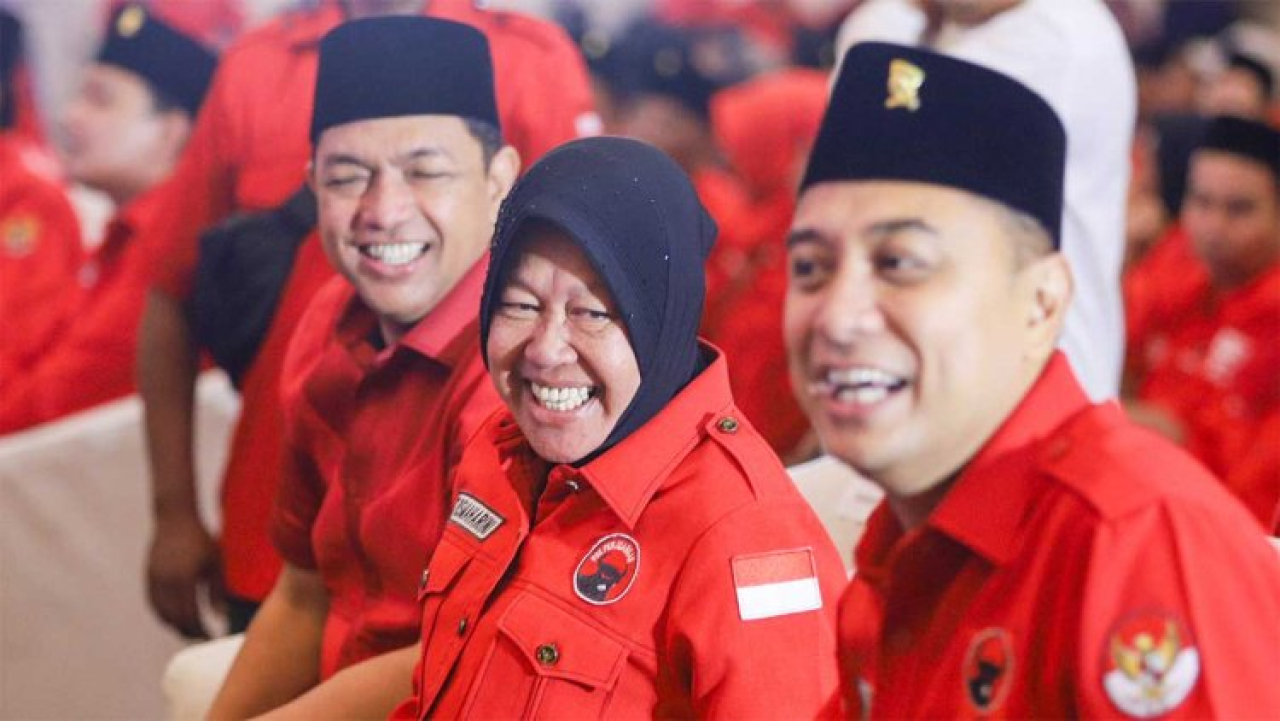 Eri Cahyadi, Tri Rismaharini, dan Gus Hans
