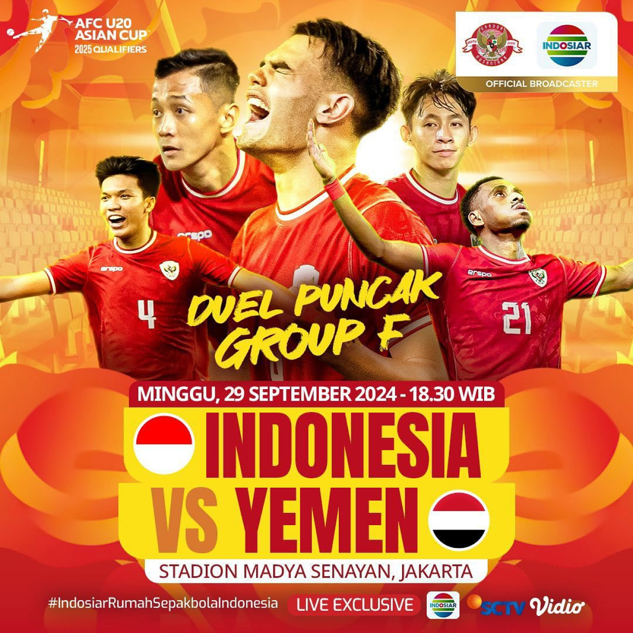 Timnas Indonesia vs Yaman